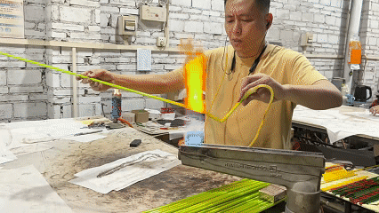 Traditional Glass neon sign