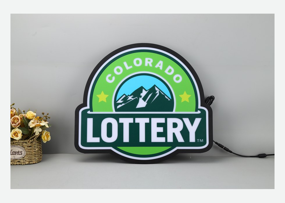 Custom shaped LED light box manufactured for a campaign product