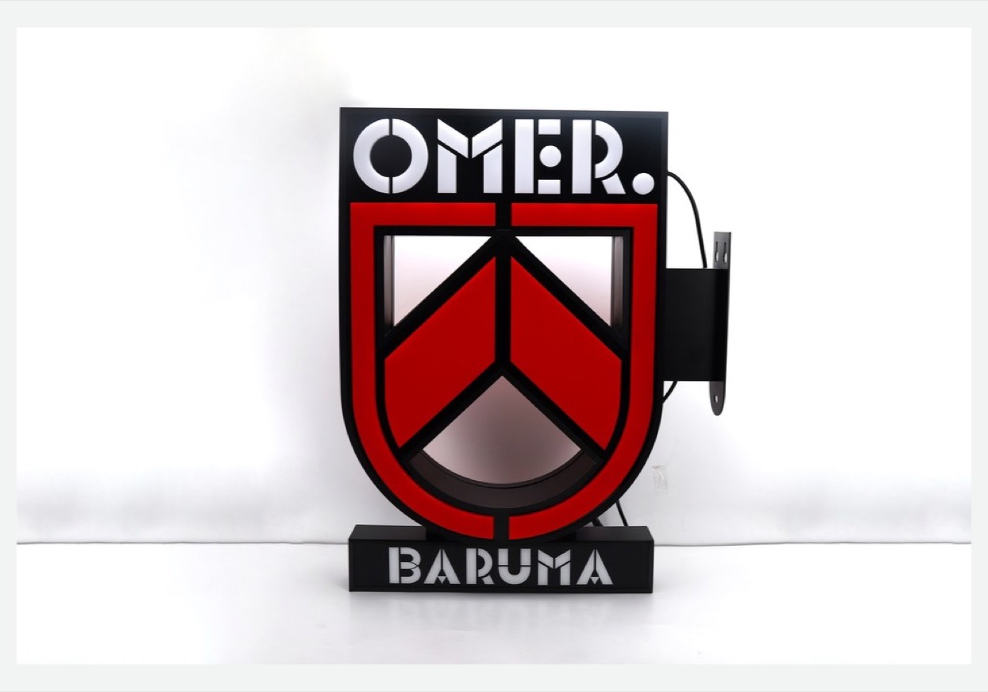 Outdoor custom LED light box sign
