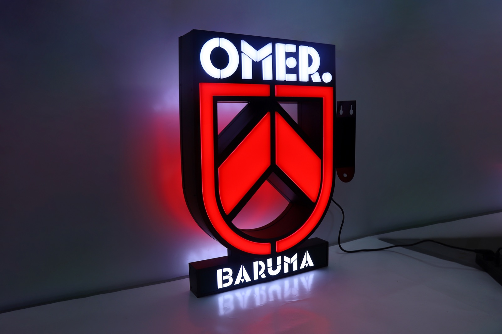 Custom outdoor LED sign structure manufactured by RUOMEI