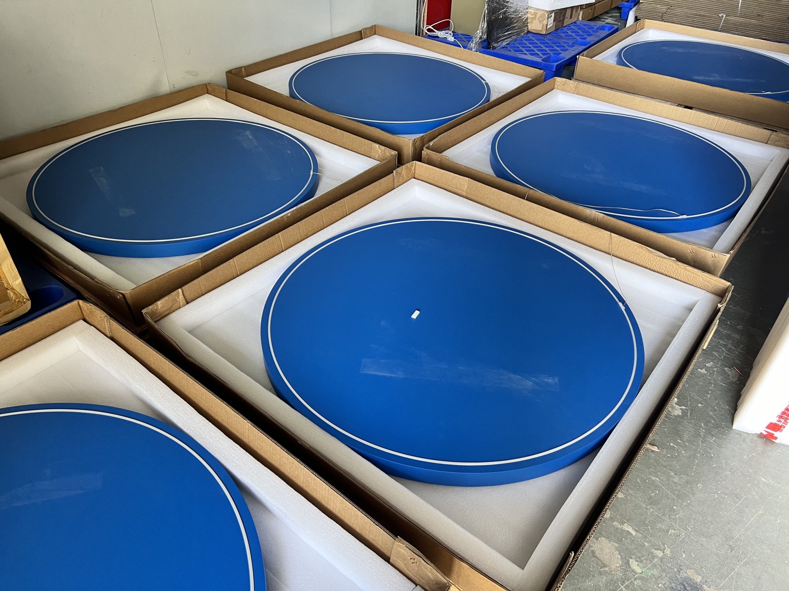 Individual product cartons with protective foam